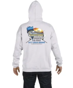 Mud Hole Custom Hoodie: Jumping Marlin Gear