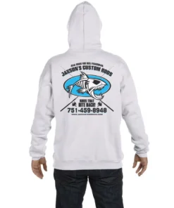 Mud Hole Custom Hoodie: Fish Skeleton