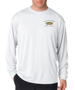 Mud Hole Gear Long-Sleeve Mesh Performance Tee: Bamboo Frame With Crossing Rods