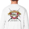 Mud Hole Gear Long-Sleeve Mesh Performance Tee: Life Ring With Crossing Rods