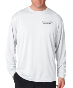 Mud Hole Long-Sleeve Mesh Performance Tee: Jumping Marlin Gear 11 Mud Hole Long-Sleeve Mesh Performance Tee: Jumping Marlin Gear