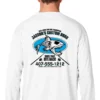 Mud Hole Gear Long-Sleeve Mesh Performance Tee: Fish Skeleton