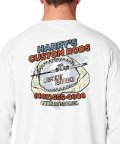 Mud Hole Gear Custom Long-Sleeve Mesh Performance Tee: Shark Jaws