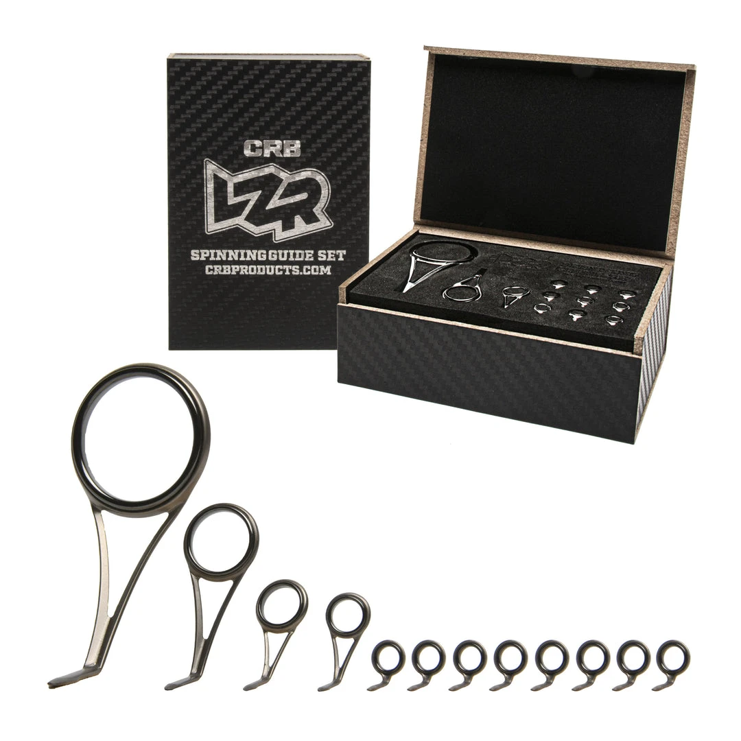 CRB LZR Medium-Duty Spinning Rod Guide Kits 8 CRB LZR Medium-Duty Spinning Rod Guide Kits