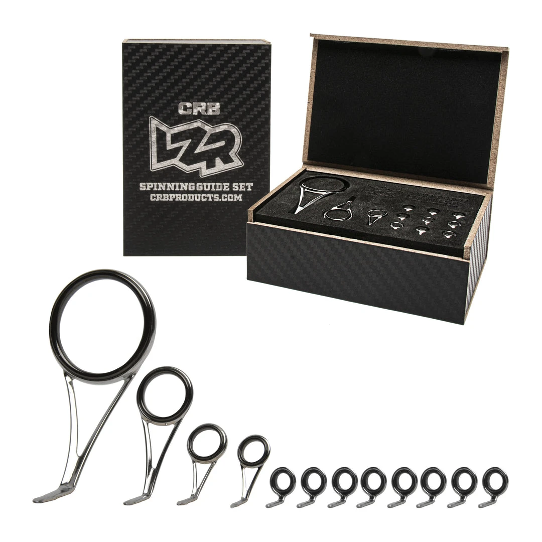 CRB LZR Medium-Duty Spinning Rod Guide Kits 9 CRB LZR Medium-Duty Spinning Rod Guide Kits