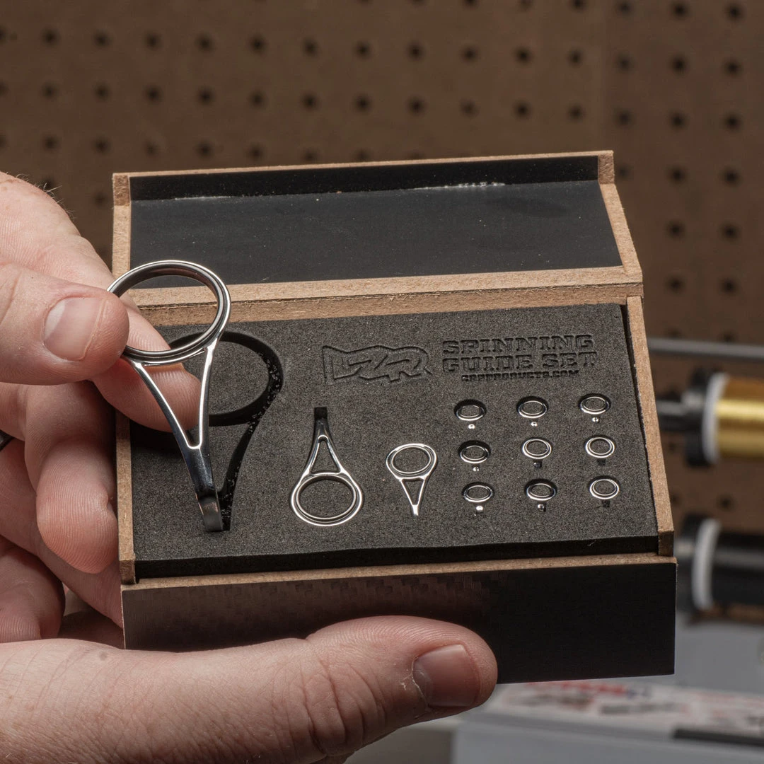 CRB LZR Medium-Duty Spinning Rod Guide Kits 4 CRB LZR Medium-Duty Spinning Rod Guide Kits