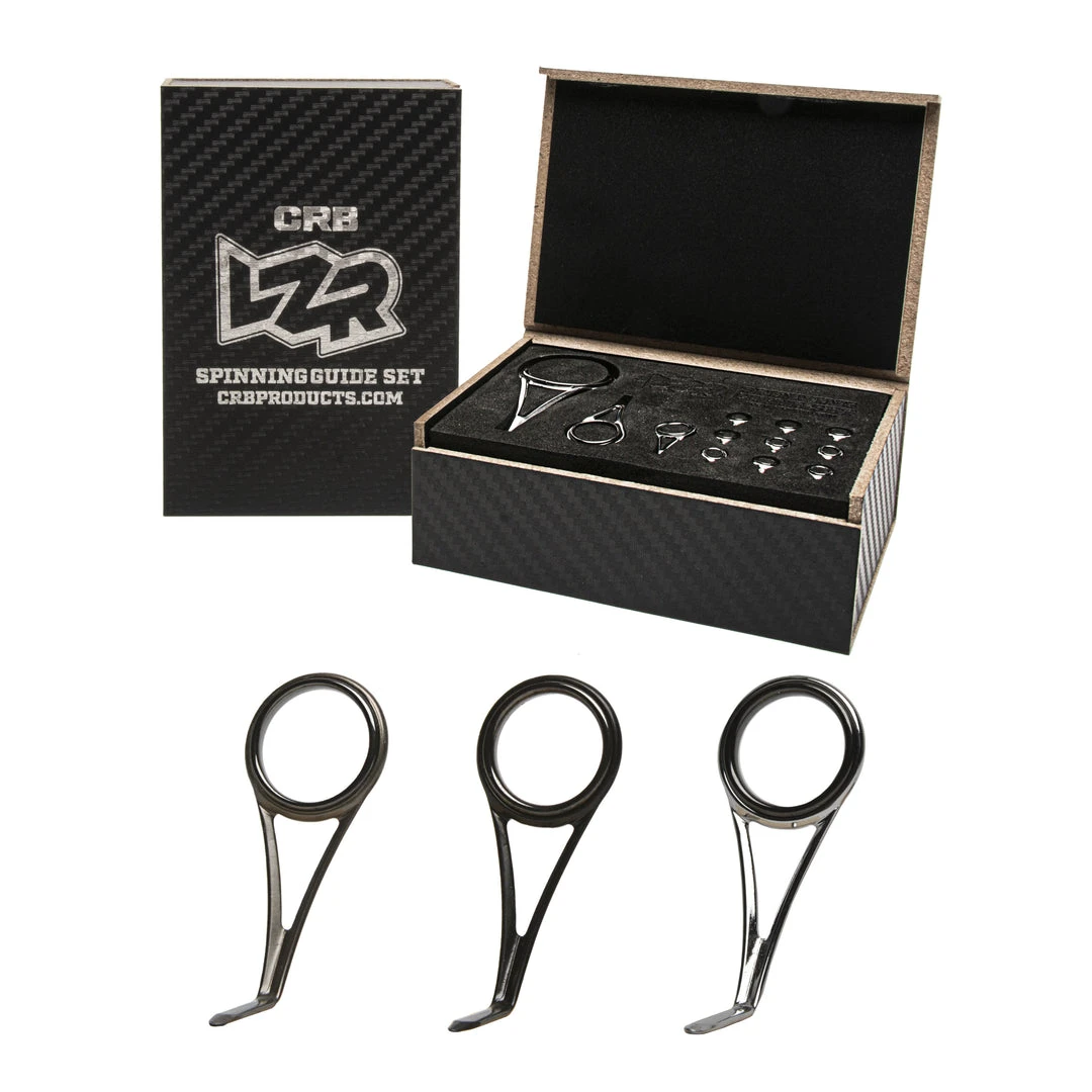 CRB LZR Medium-Duty Spinning Rod Guide Kits 3 CRB LZR Medium-Duty Spinning Rod Guide Kits