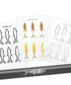 CRB Mackerel Silhouette Rod Decals - Peel & Stick Supplies