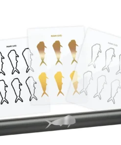 CRB Mahi Mahi Silhouette Rod Decals - Peel & Stick Supplies