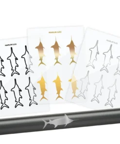 CRB Marlin Silhouette Rod Decals - Peel & Stick Supplies