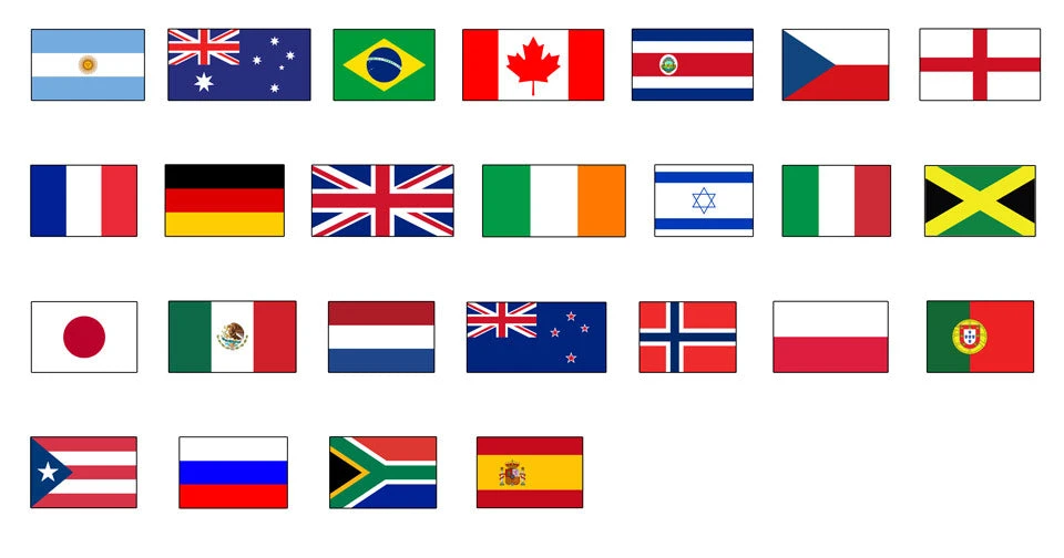 CRB International Flag Rod Decals Supplies 3 CRB International Flag Rod Decals Supplies