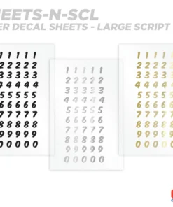 CRB Numeric Rod Decals - Peel & Stick Numbers