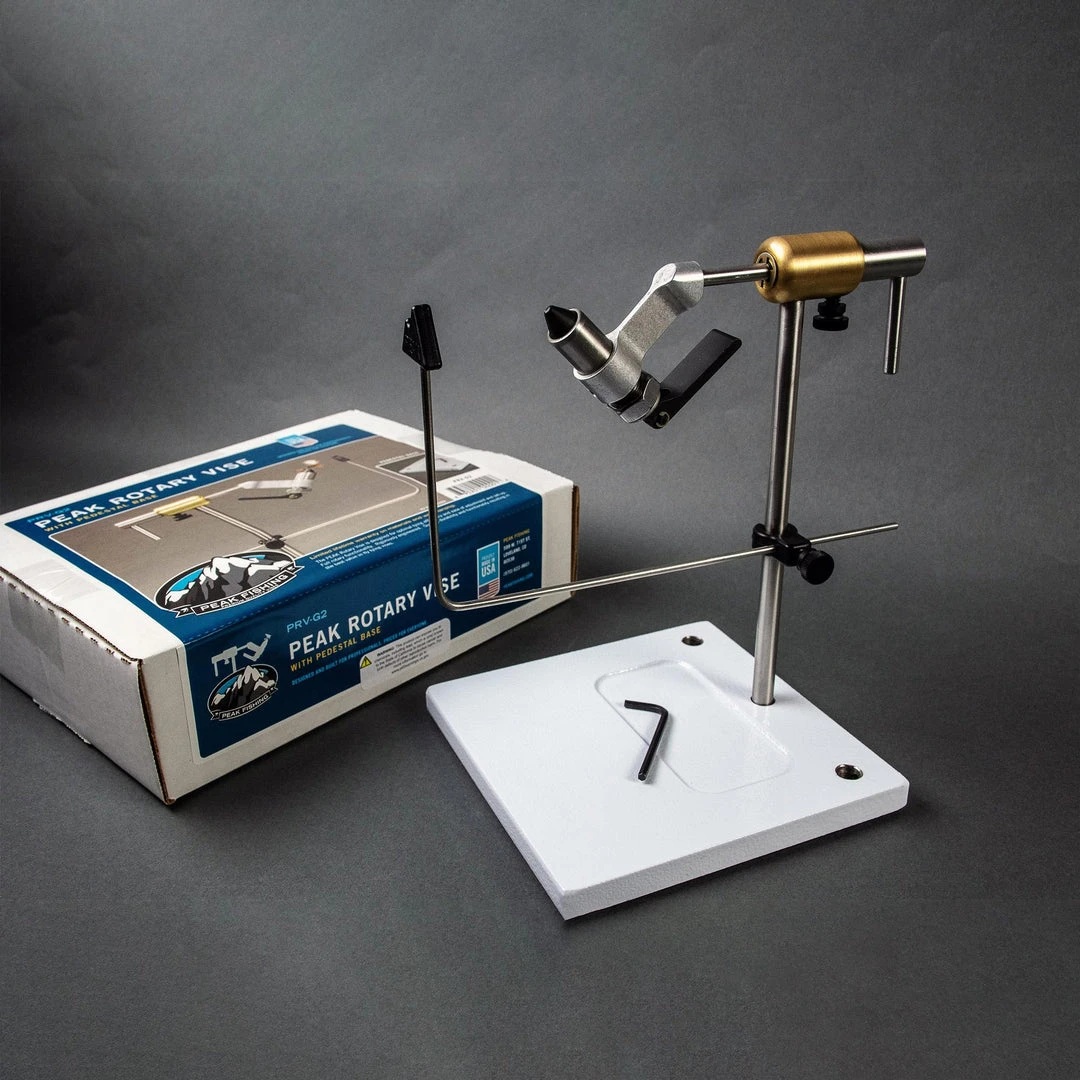 PEAK Fishing Gear PEAK Rotary Vise With Pedestal Base 6 PEAK Fishing Gear PEAK Rotary Vise With Pedestal Base