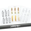 CRB Pike Silhouette Rod Decals - Peel & Stick 2 CRB Pike Silhouette Rod Decals - Peel & Stick