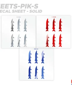 CRB Pike Silhouette Rod Decals - Peel & Stick