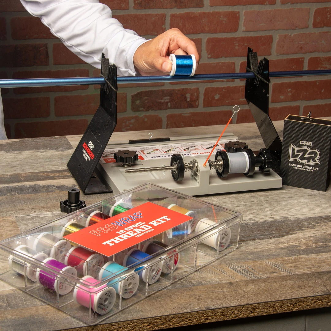 Supplies ProWrap 18-Spool Thread Assortment With Storage Box 7 Supplies ProWrap 18-Spool Thread Assortment With Storage Box