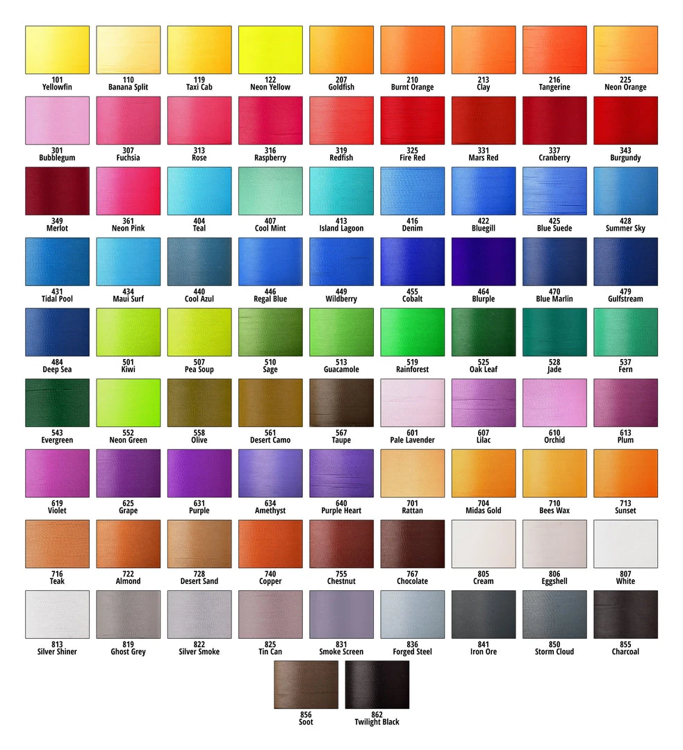 ProWrap ColorFast Rod Winding Thread - Size D (4 Oz) Wrapping Thread 4 ProWrap ColorFast Rod Winding Thread - Size D (4 Oz) Wrapping Thread