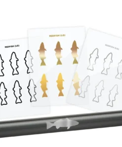 CRB Redfish Silhouette Rod Decals - Peel & Stick