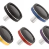 CRB Rubber Butt Cap With Designer Aluminum Trim Components 2 CRB Rubber Butt Cap With Designer Aluminum Trim Components