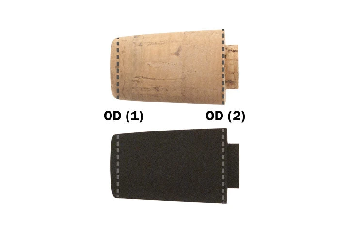 CRB Split-Grip Fighting Butt With Tenon Components 8 CRB Split-Grip Fighting Butt With Tenon Components