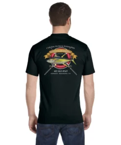 Mud Hole Custom T-Shirt: Life Ring With Crossing Rods Gear 22 Mud Hole Custom T-Shirt: Life Ring With Crossing Rods Gear