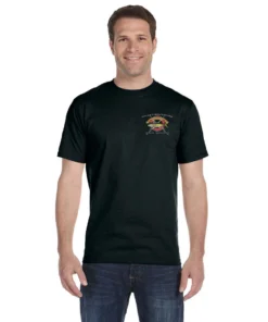 Mud Hole Custom T-Shirt: Life Ring With Crossing Rods Gear 23 Mud Hole Custom T-Shirt: Life Ring With Crossing Rods Gear