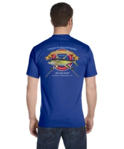 Mud Hole Custom T-Shirt: Life Ring With Crossing Rods Gear 24 Mud Hole Custom T-Shirt: Life Ring With Crossing Rods Gear