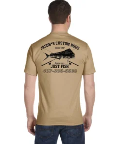 Mud Hole Custom T-Shirt: Vintage Distressed Fish And Rods Gear 26 Mud Hole Custom T-Shirt: Vintage Distressed Fish And Rods Gear