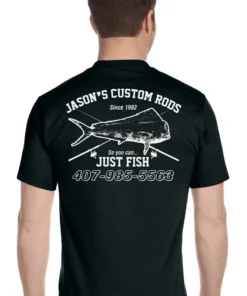 Mud Hole Custom T-Shirt: Vintage Distressed Fish And Rods Gear