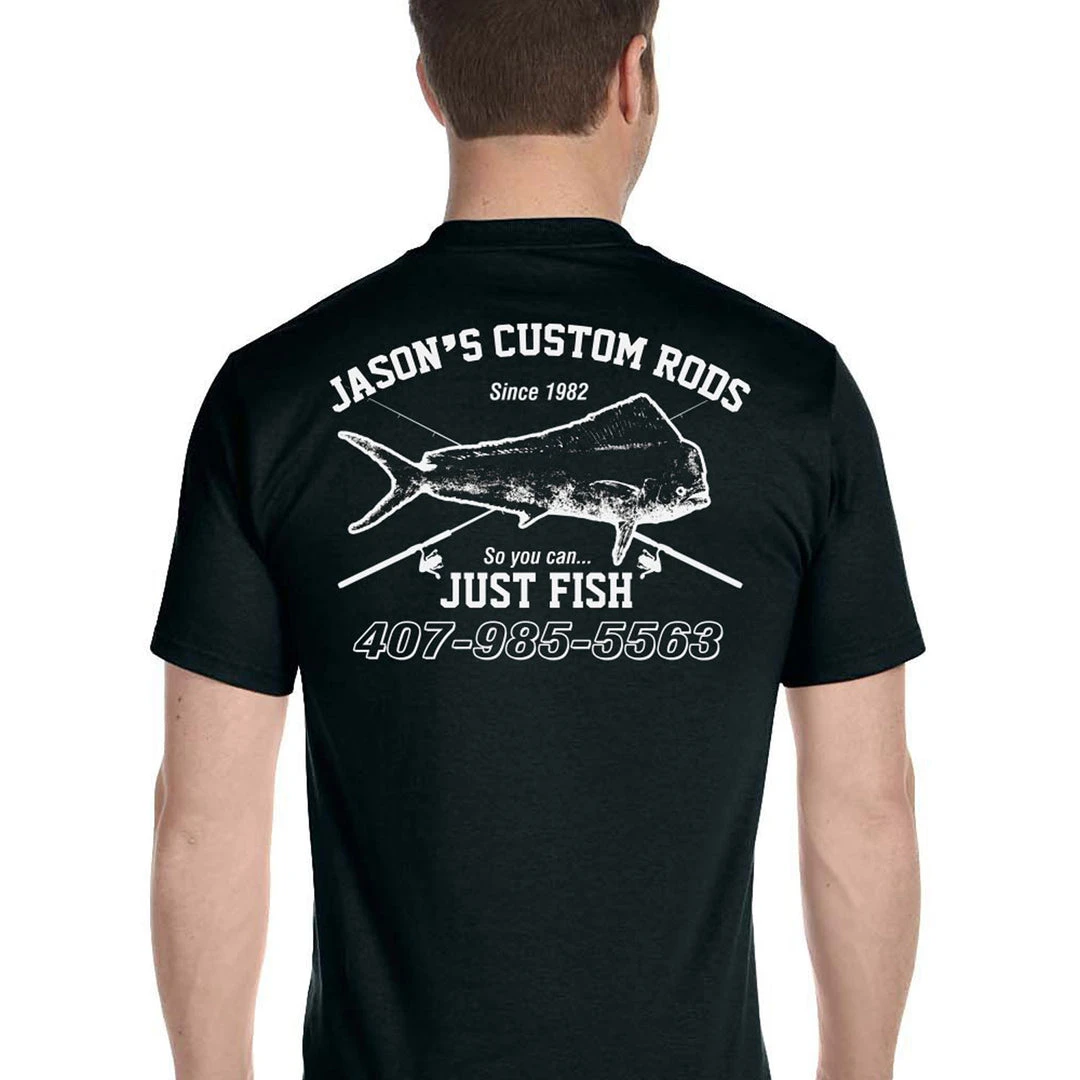 Mud Hole Custom T-Shirt: Vintage Distressed Fish And Rods Gear 3 Mud Hole Custom T-Shirt: Vintage Distressed Fish And Rods Gear