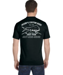 Mud Hole Custom T-Shirt: Vintage Distressed Fish And Rods Gear 22 Mud Hole Custom T-Shirt: Vintage Distressed Fish And Rods Gear