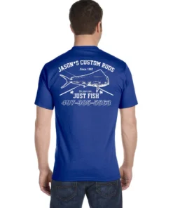 Mud Hole Custom T-Shirt: Vintage Distressed Fish And Rods Gear 24 Mud Hole Custom T-Shirt: Vintage Distressed Fish And Rods Gear