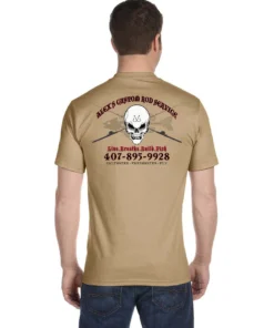 Mud Hole Custom T-Shirt: Skull With Crossing Rods Gear 24 Mud Hole Custom T-Shirt: Skull With Crossing Rods Gear