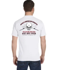 Mud Hole Custom T-Shirt: Skull With Crossing Rods Gear 18 Mud Hole Custom T-Shirt: Skull With Crossing Rods Gear
