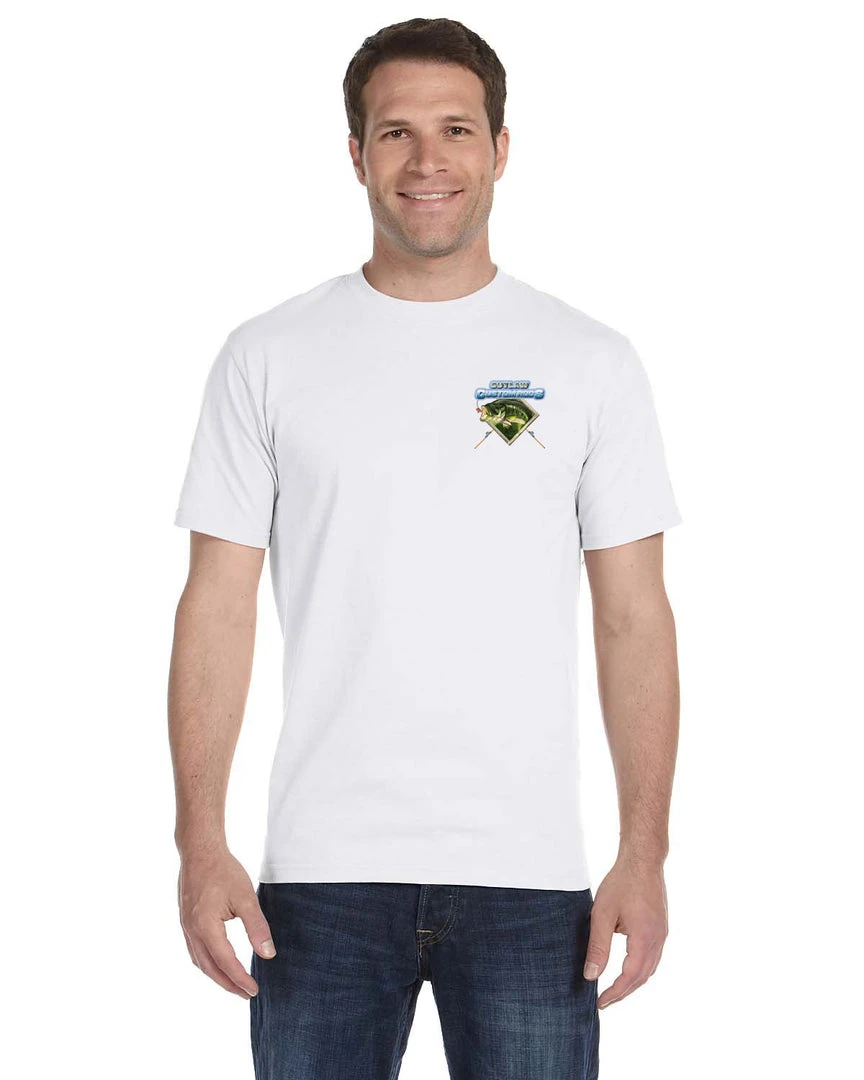 Mud Hole Custom T-Shirt: Largemouth Bass Chasing Lure 7 Mud Hole Custom T-Shirt: Largemouth Bass Chasing Lure