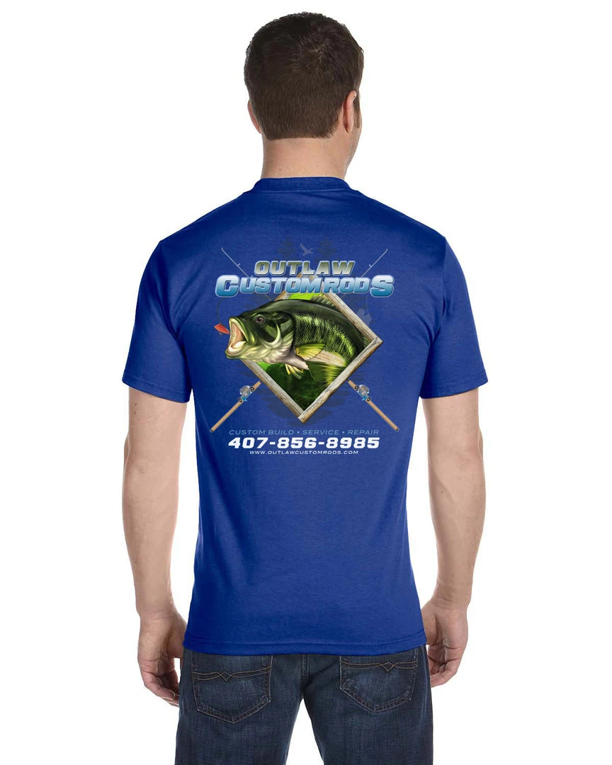 Mud Hole Custom T-Shirt: Largemouth Bass Chasing Lure 10 Mud Hole Custom T-Shirt: Largemouth Bass Chasing Lure