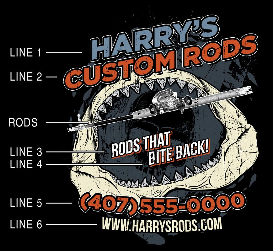 Mud Hole Gear Custom T-Shirt: Shark Jaws 4 Mud Hole Gear Custom T-Shirt: Shark Jaws