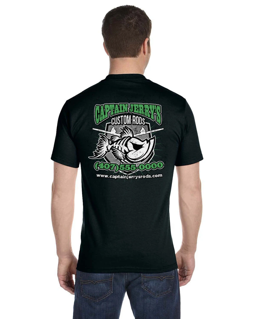 Mud Hole Custom T-Shirt: Green Bones 8 Mud Hole Custom T-Shirt: Green Bones