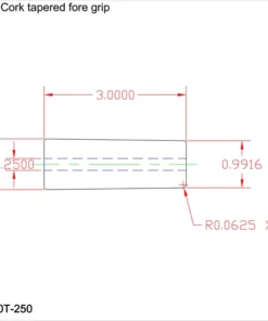 CRB Tapered Cork Foregrip - 3
