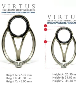 American Tackle Co. Virtus High Frame Stripping Guides Components
