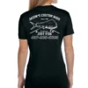 Mud Hole Women's Custom T-Shirt: Vintage Distressed Fish And Rods Gear