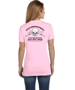 Mud Hole Women's Custom T-Shirt: Skull With Crossing Rods Gear