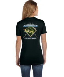 Mud Hole Gear Women's Custom T-Shirt: Largemouth Bass Chasing Lure 14 Mud Hole Gear Women's Custom T-Shirt: Largemouth Bass Chasing Lure