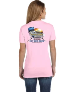 Mud Hole Women's Custom T-Shirt: Jumping Marlin