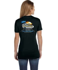 Mud Hole Women's Custom T-Shirt: Jumping Marlin