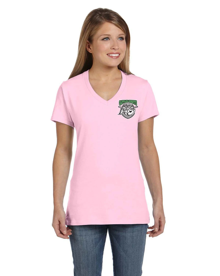 Mud Hole Gear Women's Custom T-Shirt: Green Bones 7 Mud Hole Gear Women's Custom T-Shirt: Green Bones