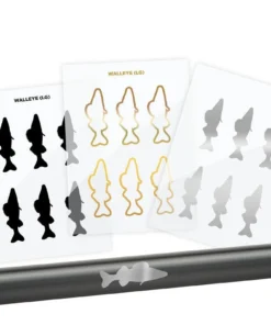 CRB Supplies Walleye Silhouette Rod Decals - Peel & Stick